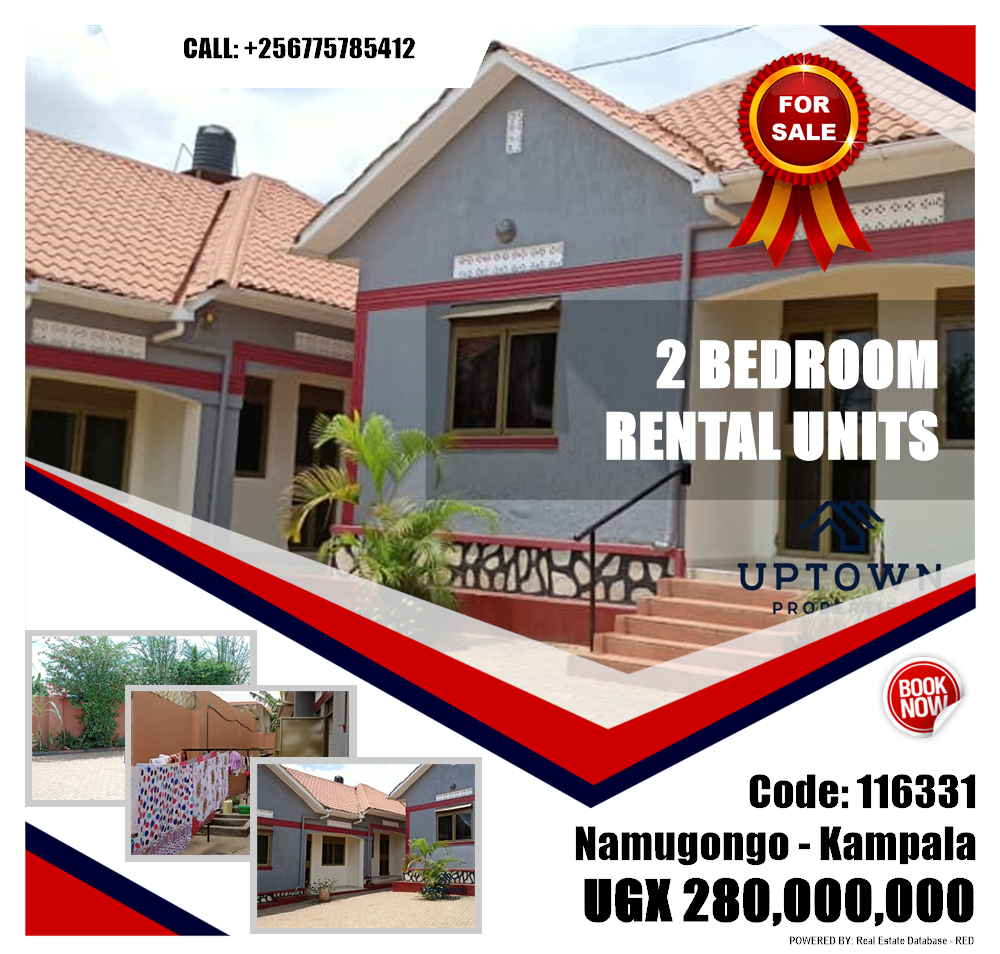 2 bedroom Rental units  for sale in Namugongo Kampala Uganda, code: 116331