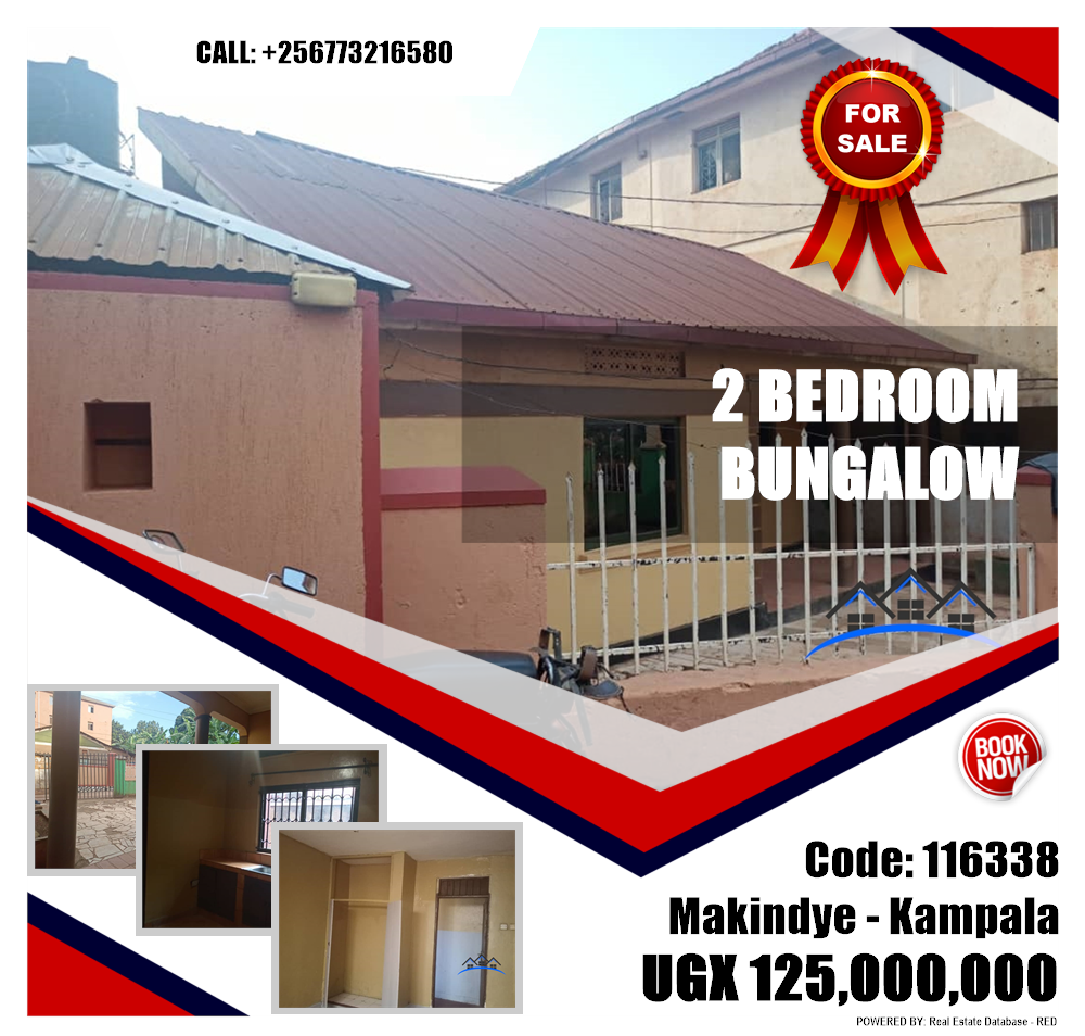 2 bedroom Bungalow  for sale in Makindye Kampala Uganda, code: 116338