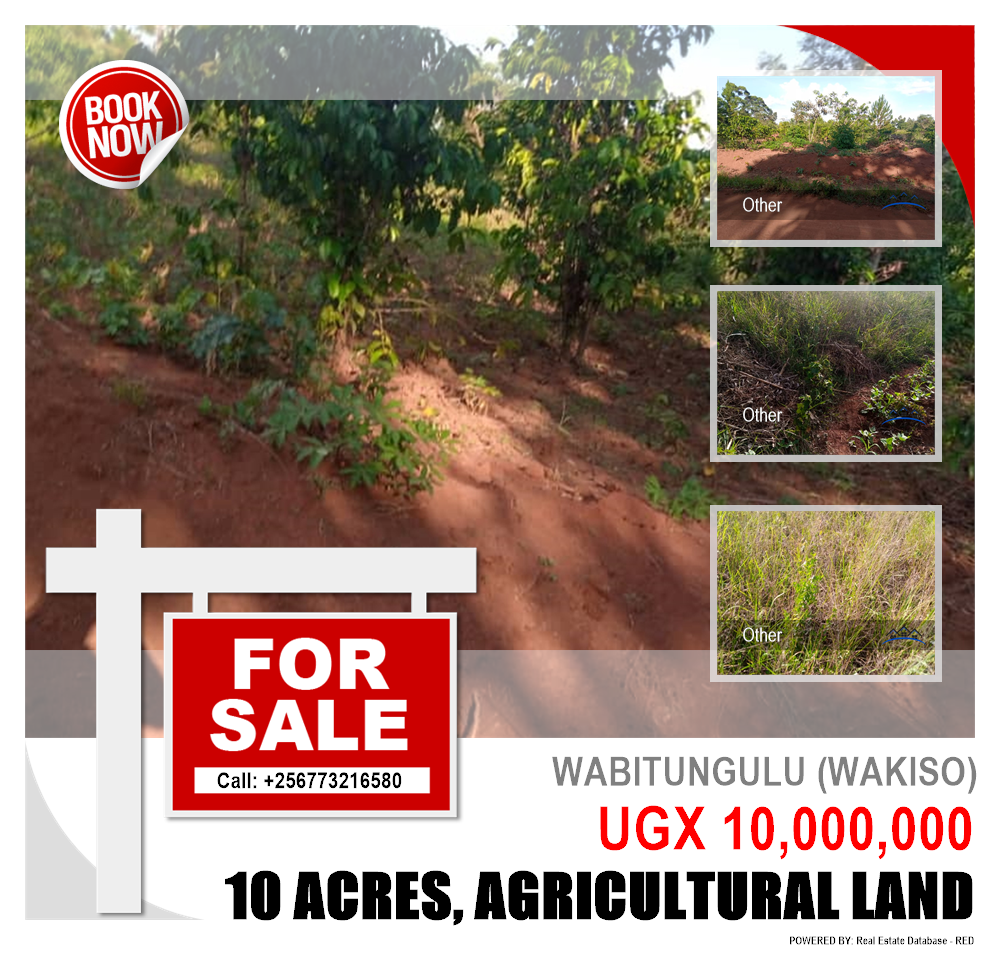 Agricultural Land  for sale in Wabitungulu Wakiso Uganda, code: 116374