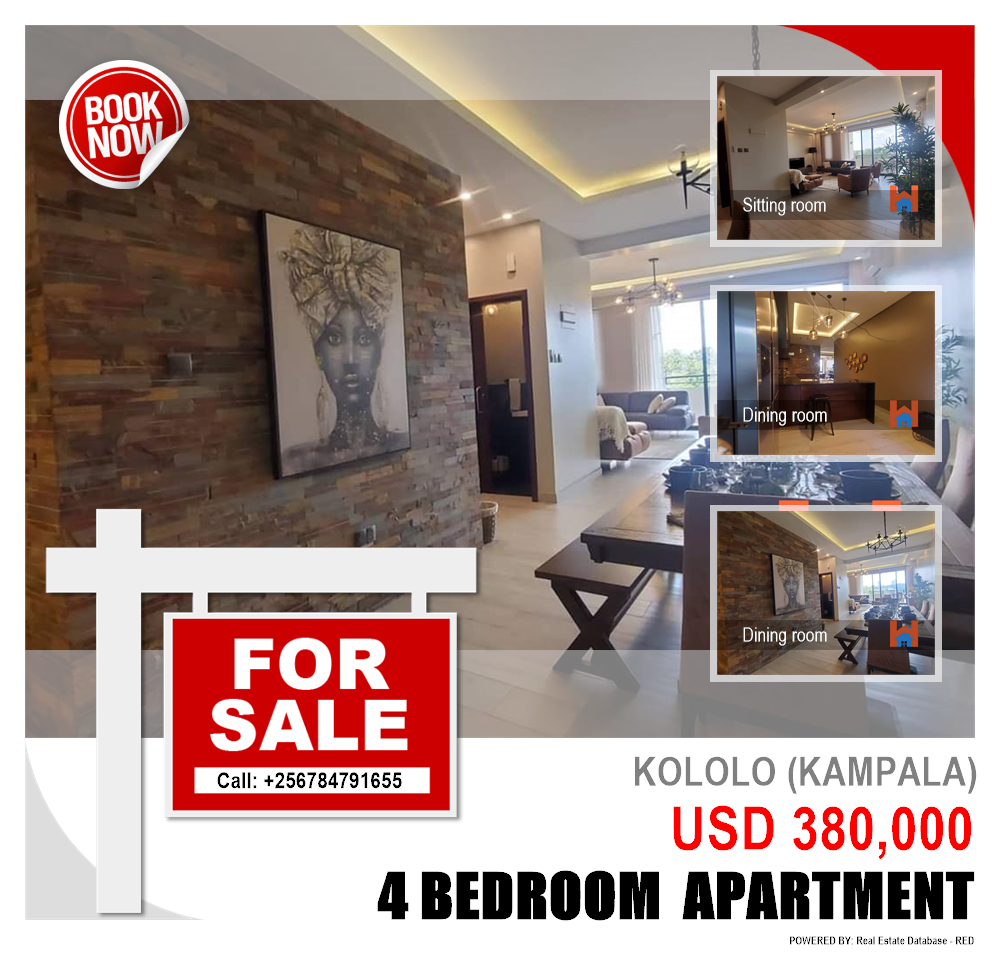 4 bedroom Apartment  for sale in Kololo Kampala Uganda, code: 116406