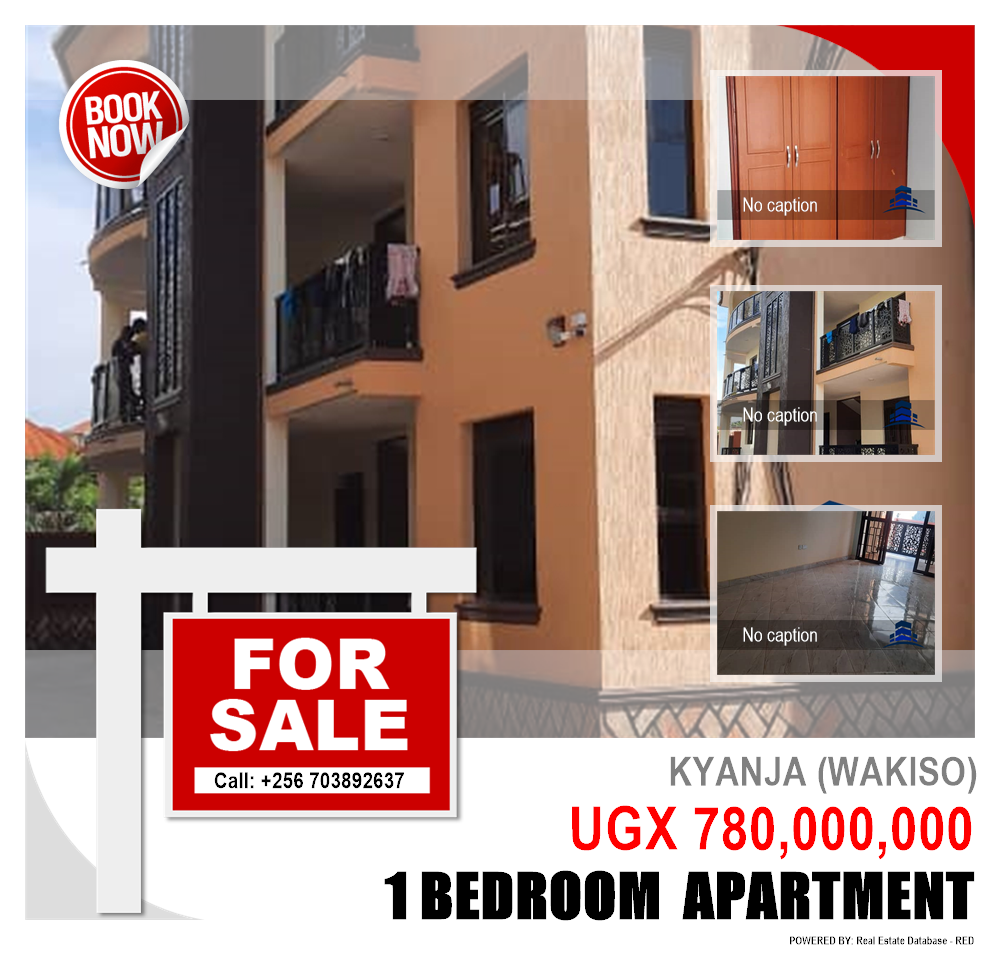 1 bedroom Apartment  for sale in Kyanja Wakiso Uganda, code: 116408