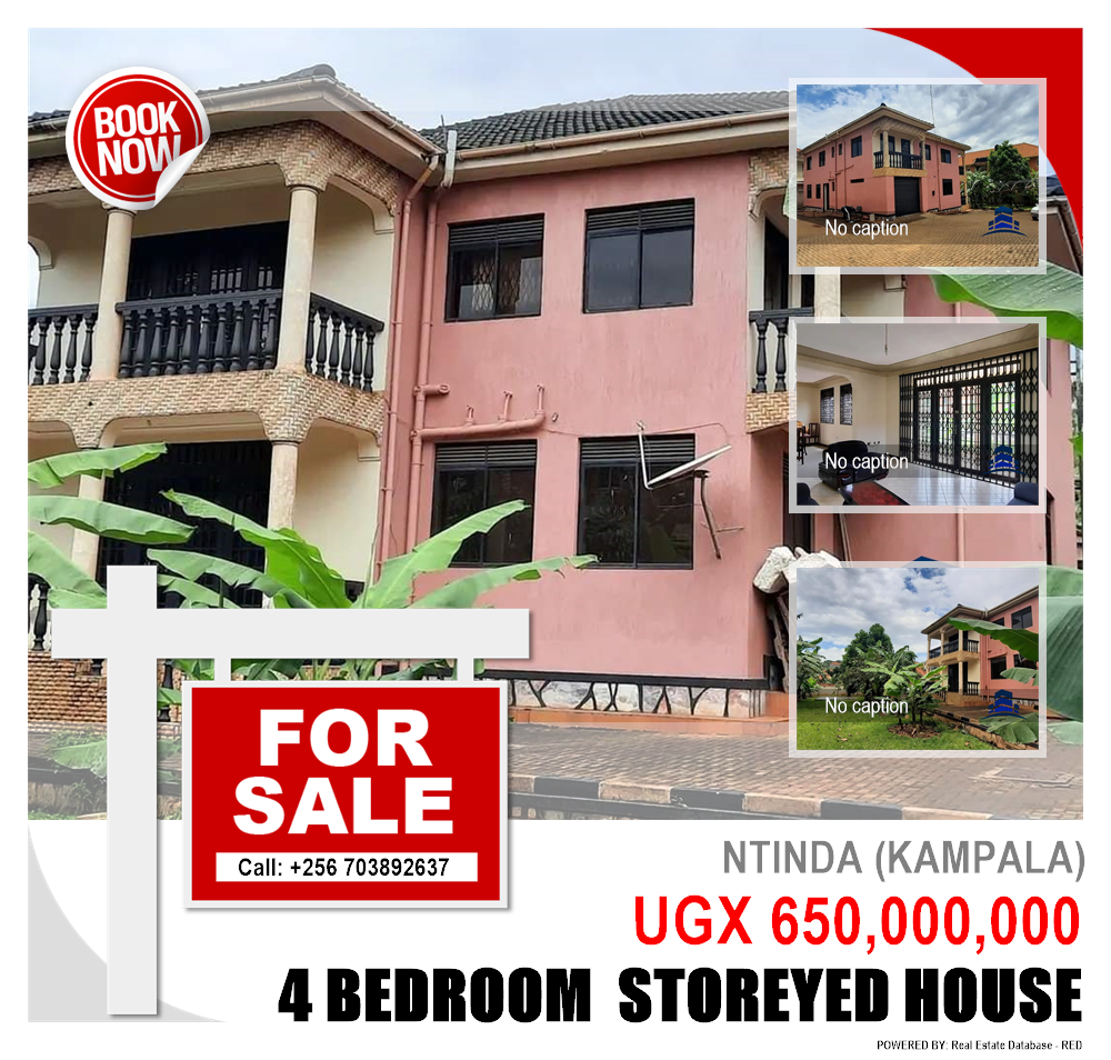 4 bedroom Storeyed house  for sale in Ntinda Kampala Uganda, code: 116411