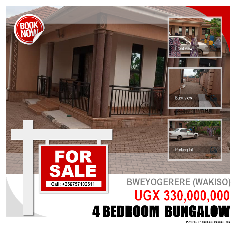 4 bedroom Bungalow  for sale in Bweyogerere Wakiso Uganda, code: 116429