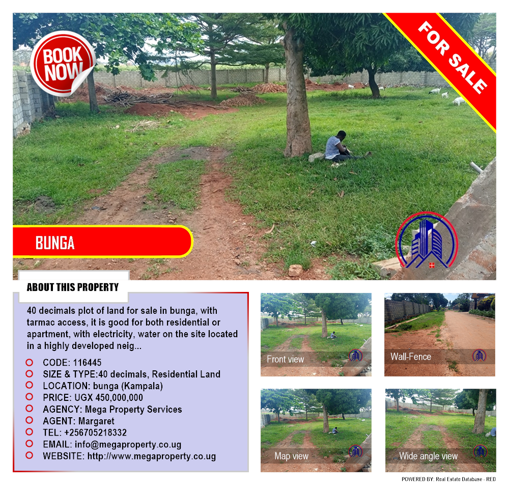 Residential Land  for sale in Bbunga Kampala Uganda, code: 116445