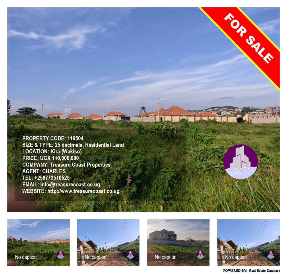 Residential Land  for sale in Kira Wakiso Uganda, code: 116504