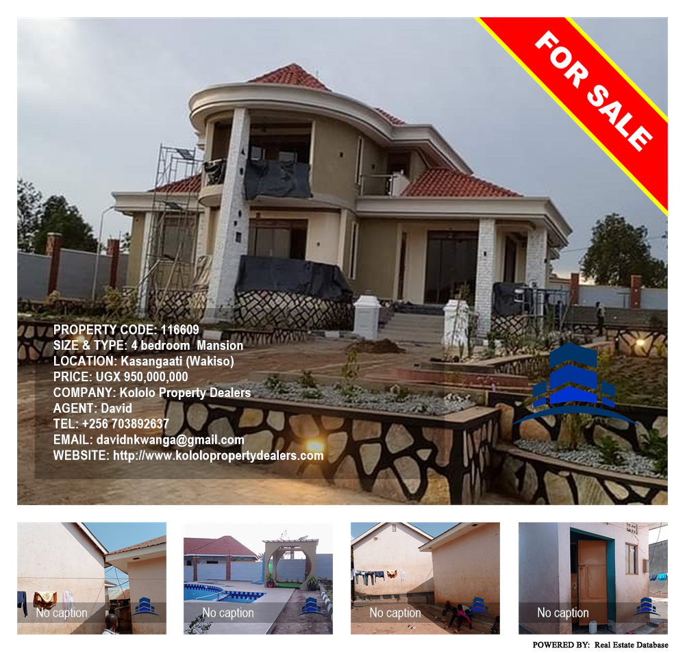 4 bedroom Mansion  for sale in Kasangati Wakiso Uganda, code: 116609