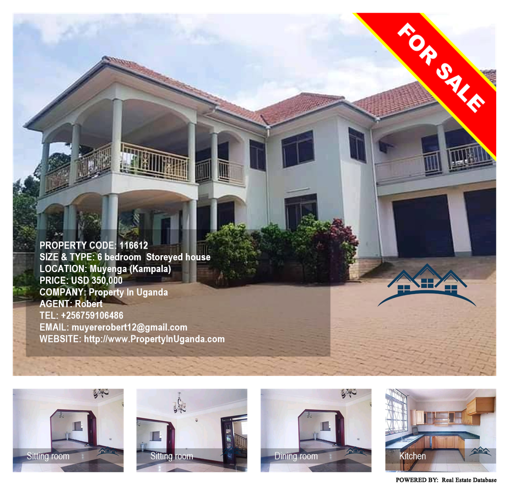 6 bedroom Storeyed house  for sale in Muyenga Kampala Uganda, code: 116612