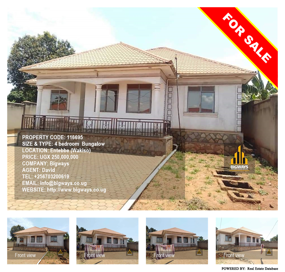 4 bedroom Bungalow  for sale in Entebbe Wakiso Uganda, code: 116695