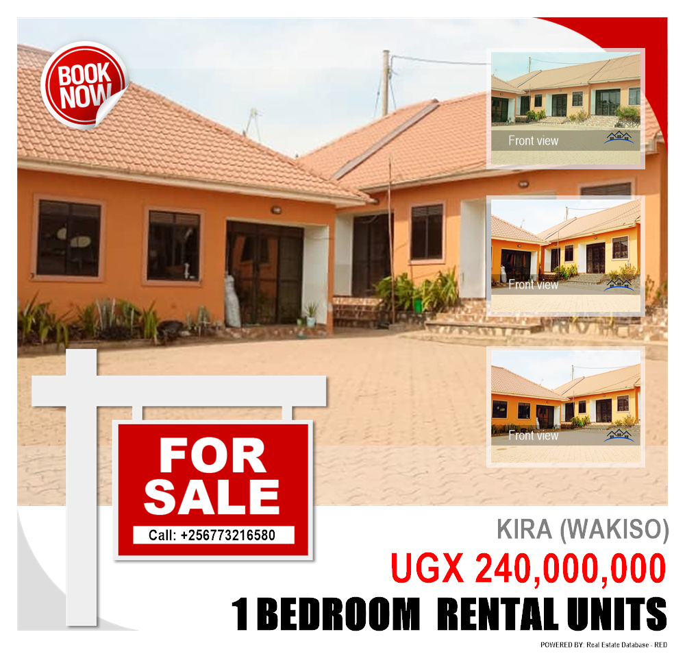 1 bedroom Rental units  for sale in Kira Wakiso Uganda, code: 116751