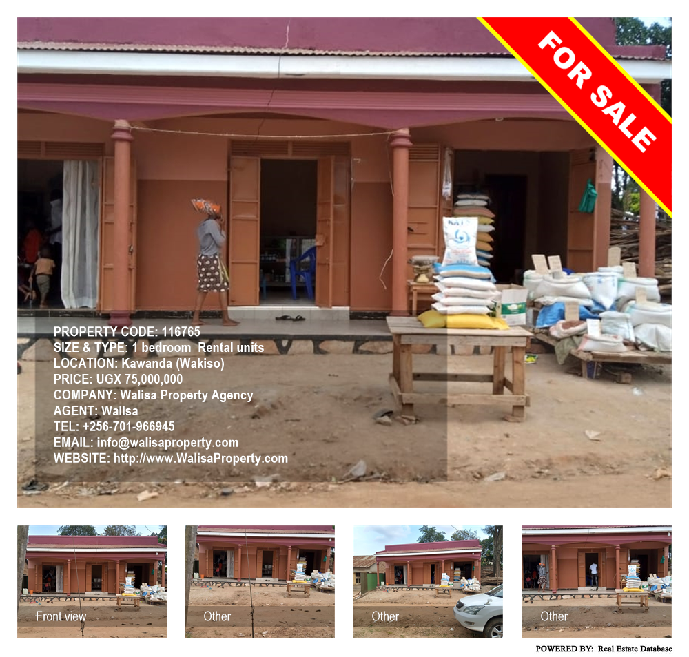 1 bedroom Rental units  for sale in Kawanda Wakiso Uganda, code: 116765