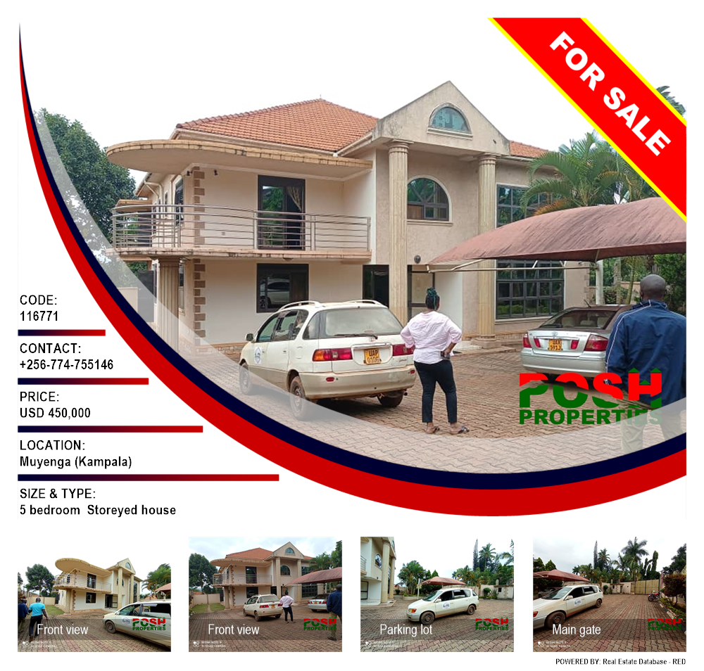 5 bedroom Storeyed house  for sale in Muyenga Kampala Uganda, code: 116771