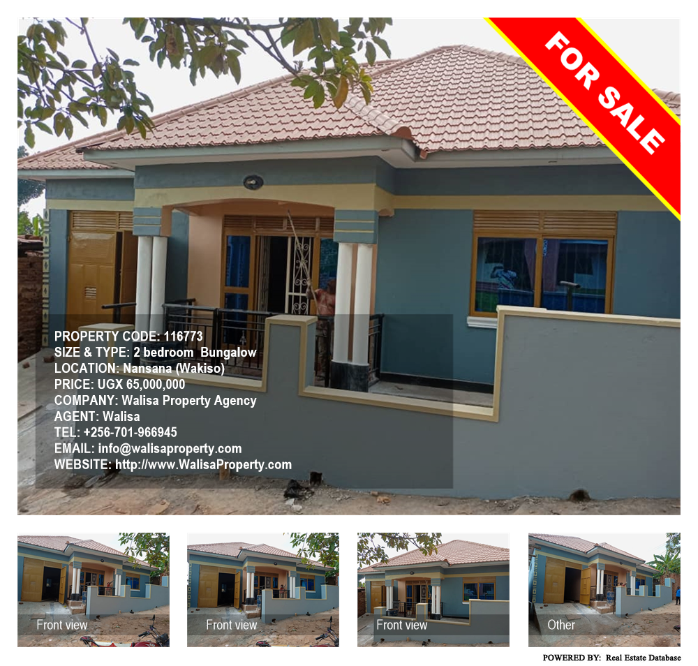 2 bedroom Bungalow  for sale in Nansana Wakiso Uganda, code: 116773