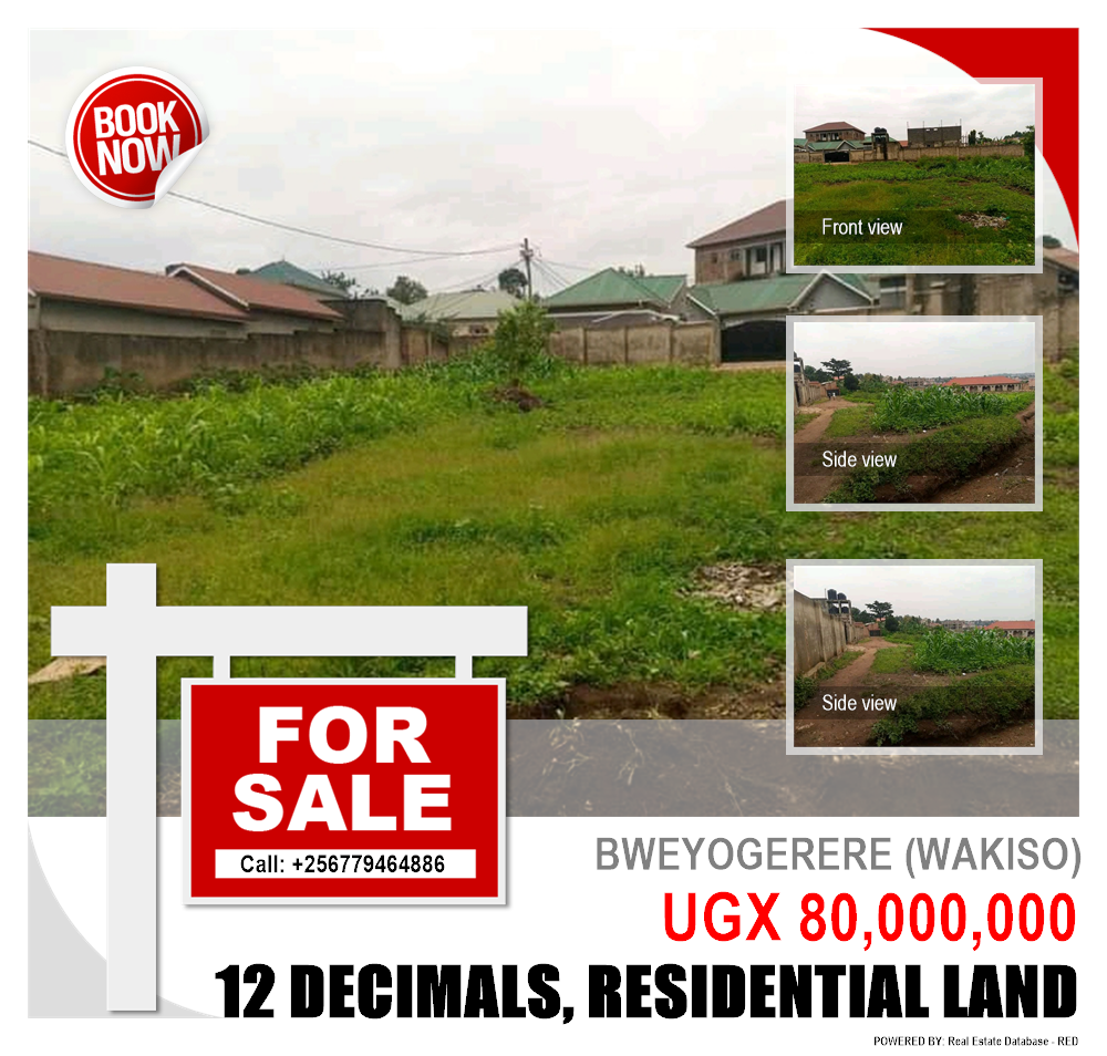 Residential Land  for sale in Bweyogerere Wakiso Uganda, code: 116991