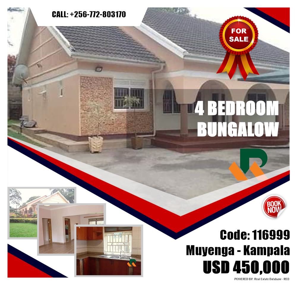 4 bedroom Bungalow  for sale in Muyenga Kampala Uganda, code: 116999
