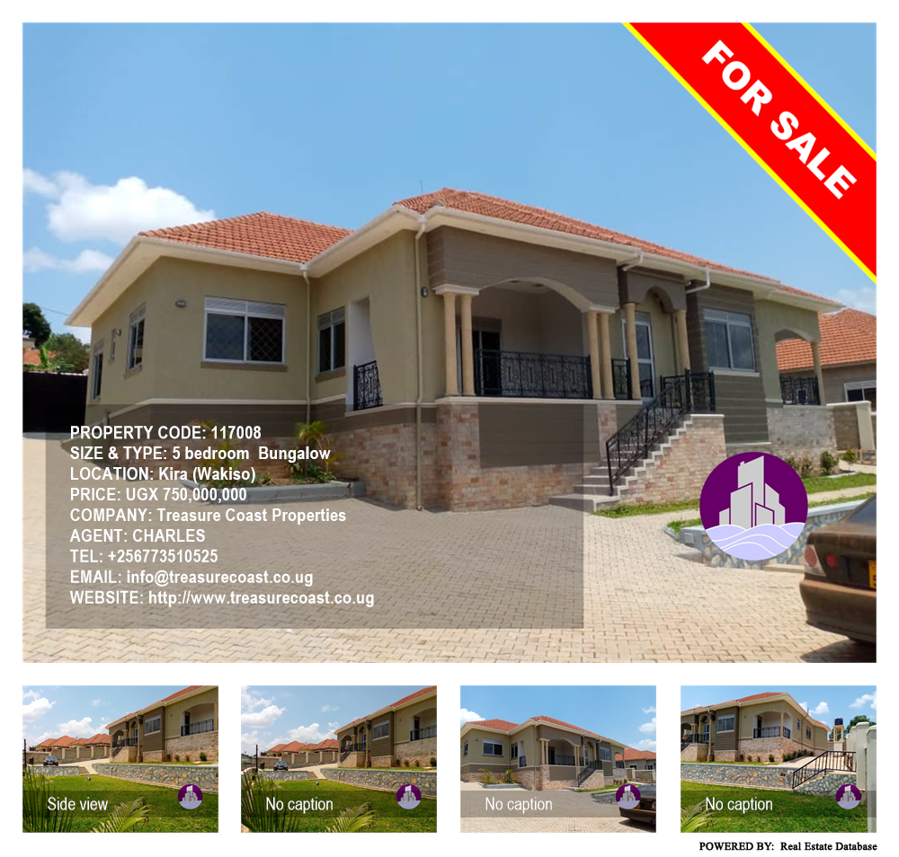 5 bedroom Bungalow  for sale in Kira Wakiso Uganda, code: 117008