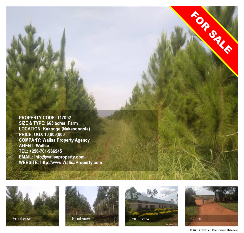 Farm  for sale in Kakooge Nakasongola Uganda, code: 117052