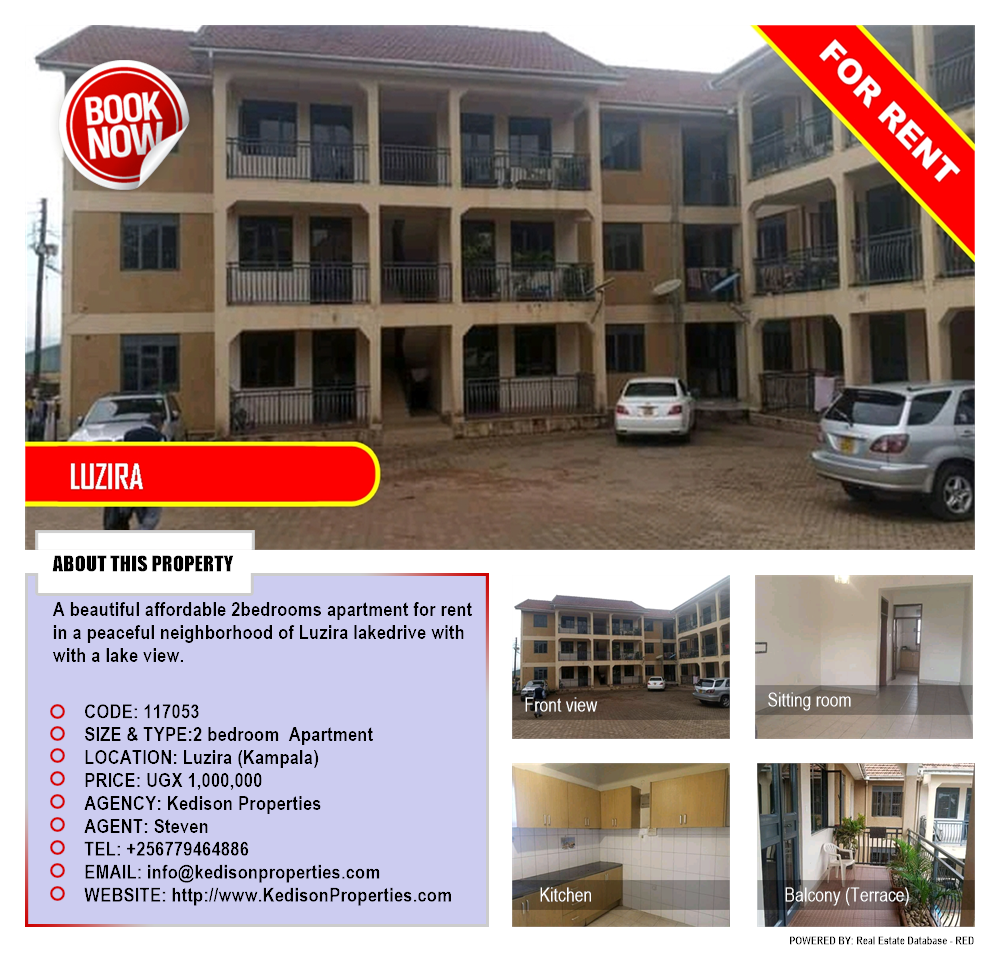 2 bedroom Apartment  for rent in Luzira Kampala Uganda, code: 117053