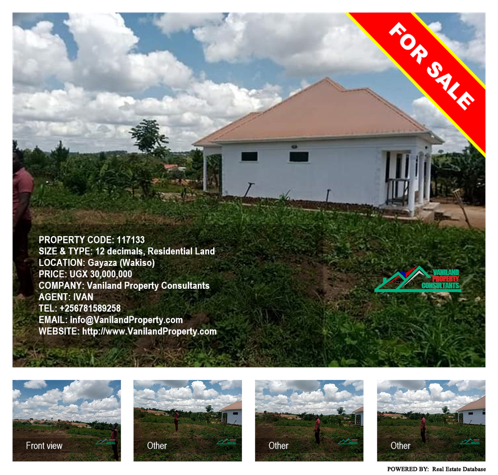 Residential Land  for sale in Gayaza Wakiso Uganda, code: 117133