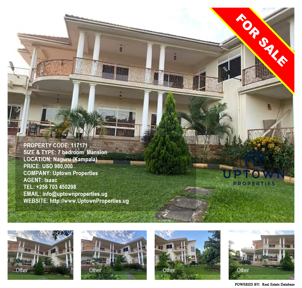 7 bedroom Mansion  for sale in Naguru Kampala Uganda, code: 117171
