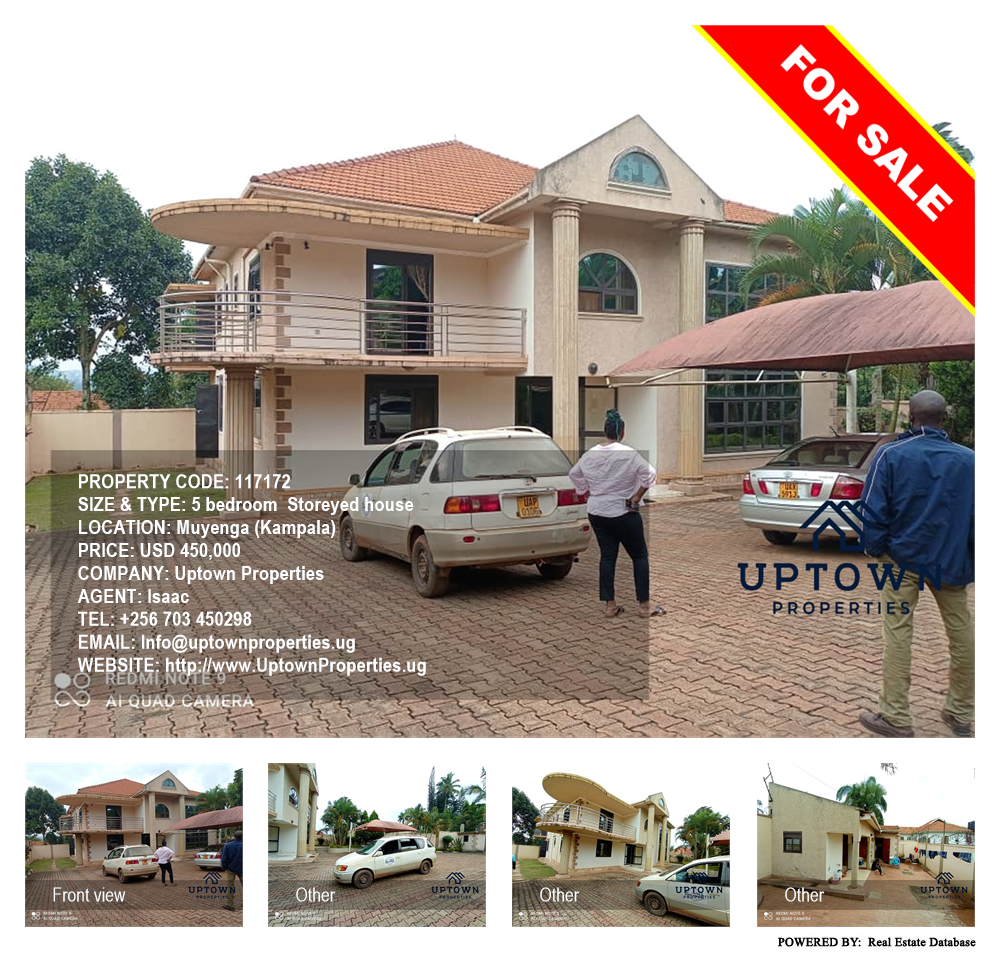 5 bedroom Storeyed house  for sale in Muyenga Kampala Uganda, code: 117172