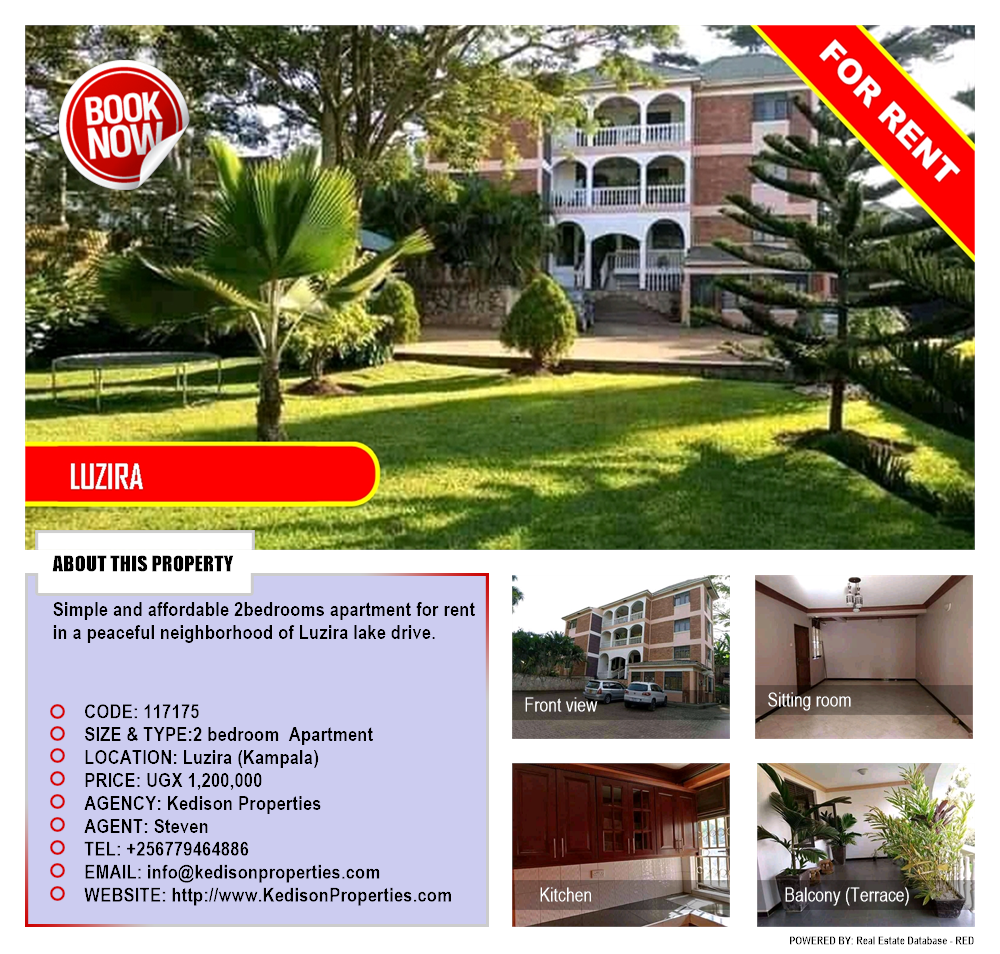 2 bedroom Apartment  for rent in Luzira Kampala Uganda, code: 117175