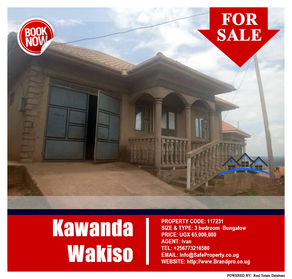3 bedroom Bungalow  for sale in Kawanda Wakiso Uganda, code: 117231