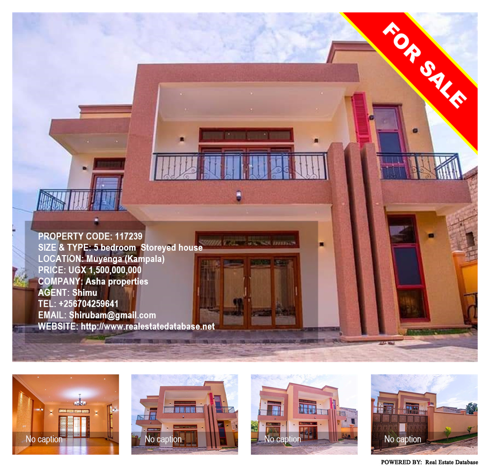 5 bedroom Storeyed house  for sale in Muyenga Kampala Uganda, code: 117239