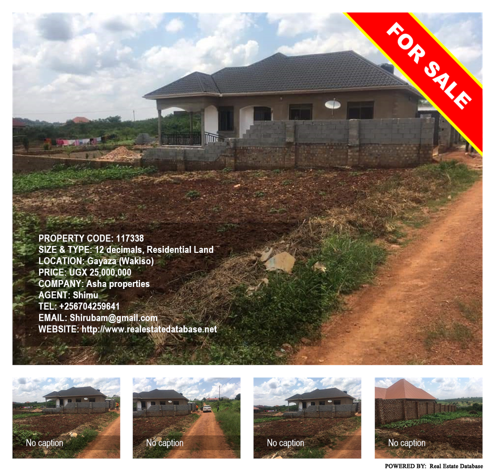 Residential Land  for sale in Gayaza Wakiso Uganda, code: 117338