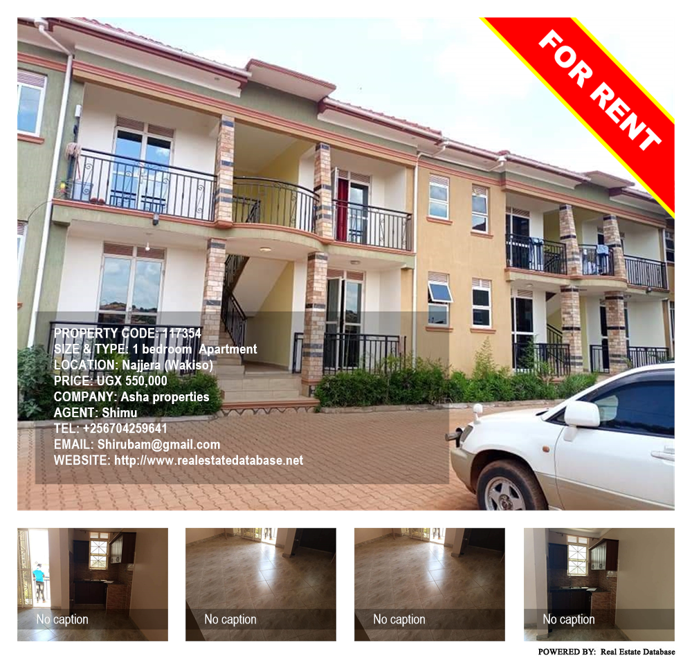 1 bedroom Apartment  for rent in Najjera Wakiso Uganda, code: 117354