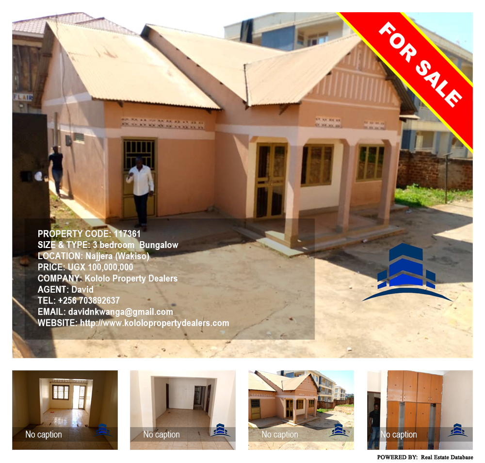 3 bedroom Bungalow  for sale in Najjera Wakiso Uganda, code: 117361