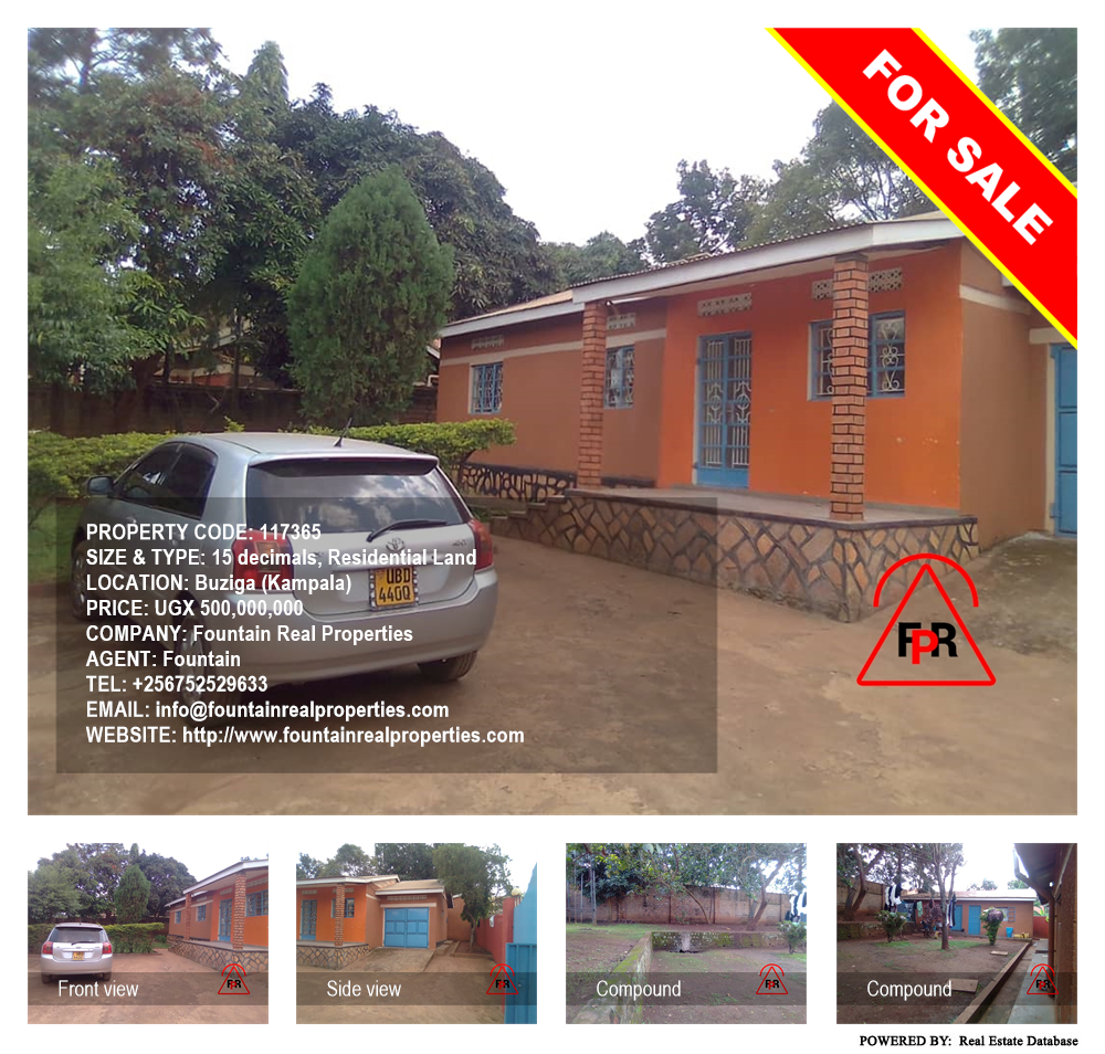 Residential Land  for sale in Buziga Kampala Uganda, code: 117365