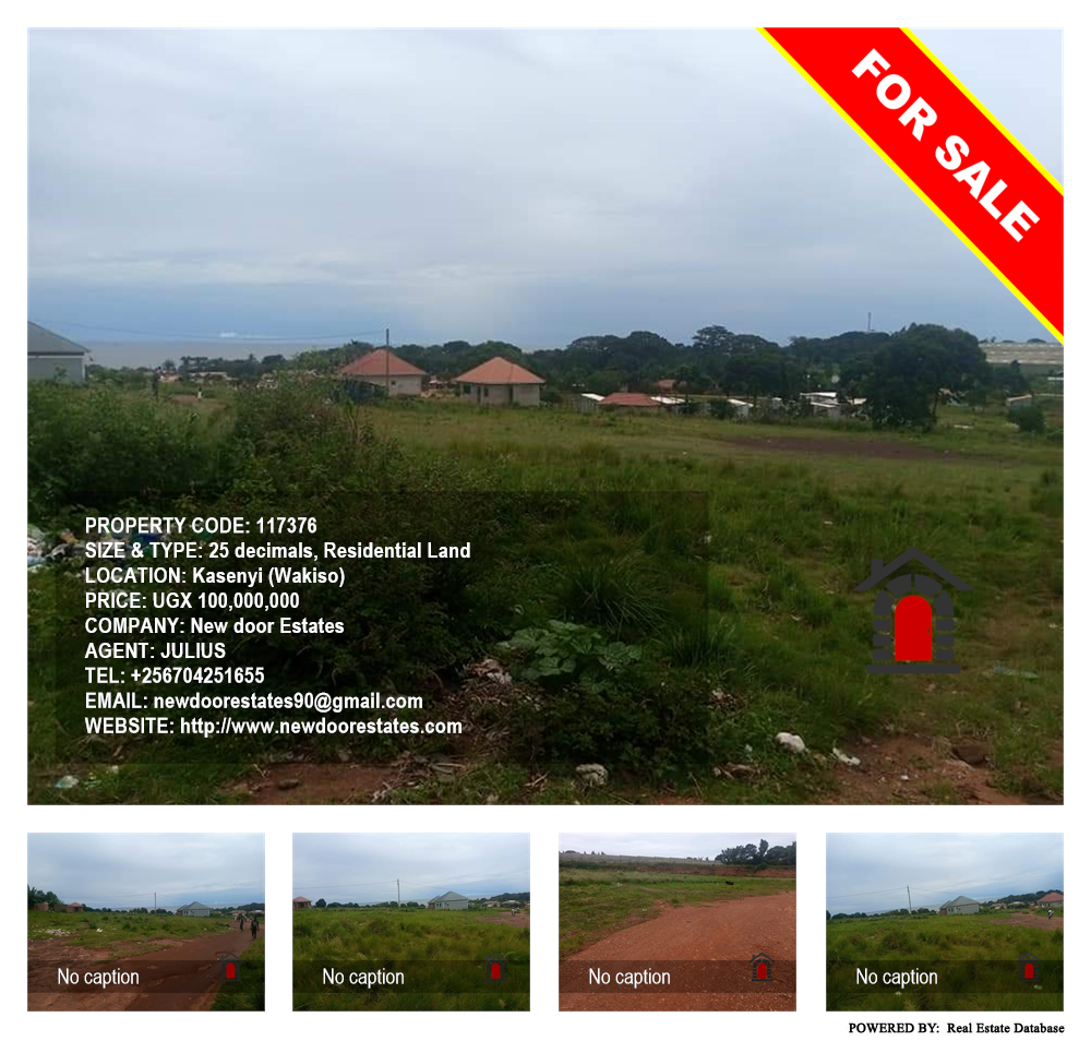 Residential Land  for sale in Kasenyi Wakiso Uganda, code: 117376