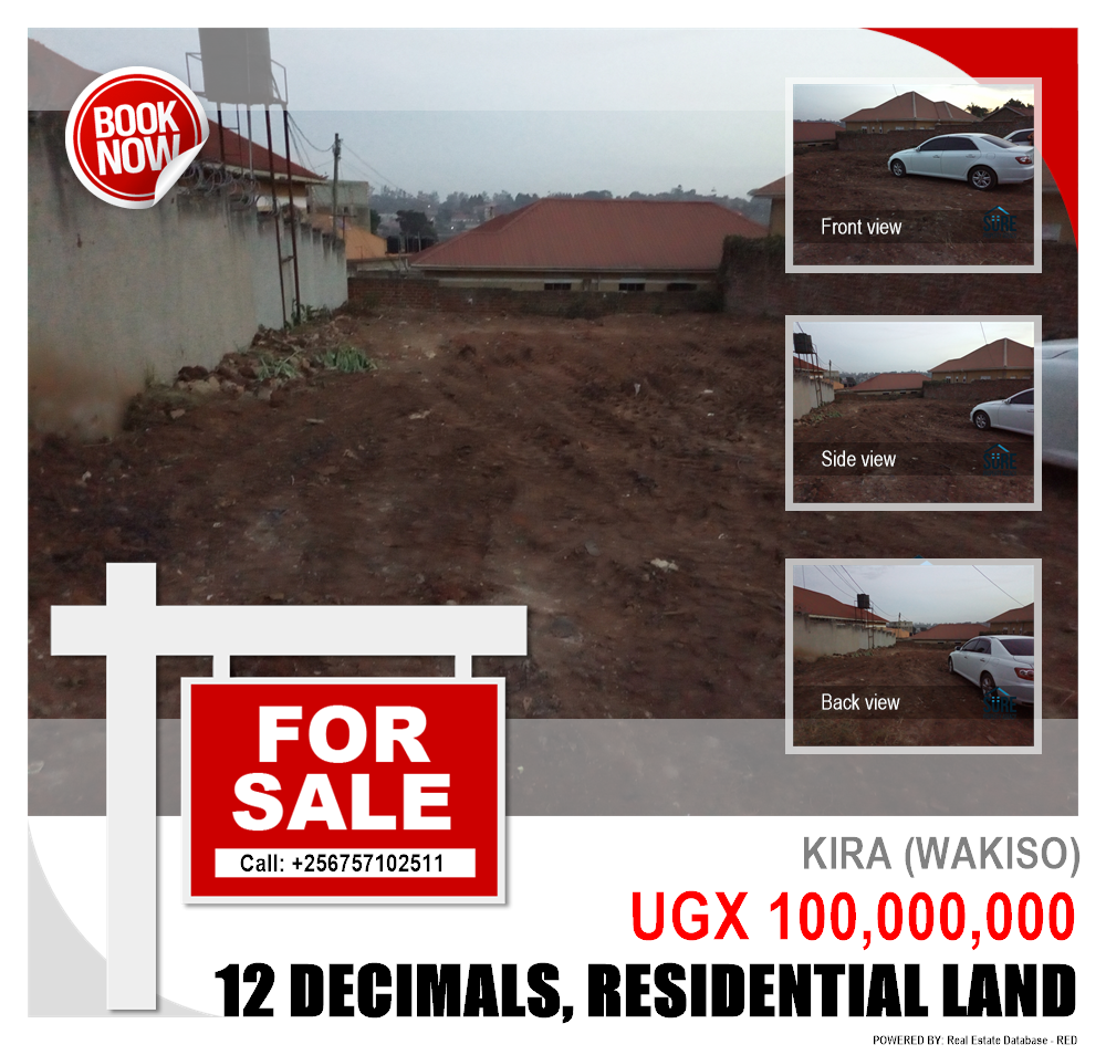 Residential Land  for sale in Kira Wakiso Uganda, code: 117492