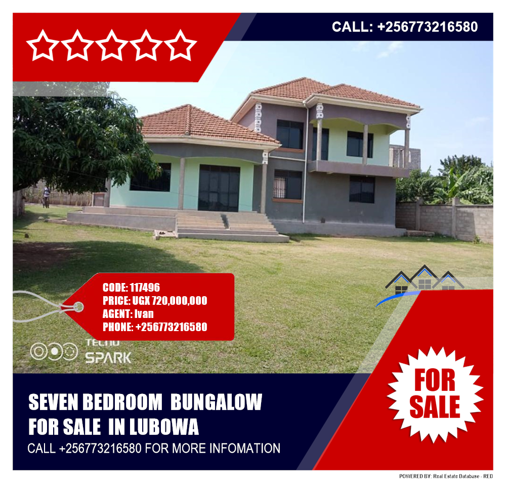 7 bedroom Storeyed house  for sale in Lubowa Wakiso Uganda, code: 117496