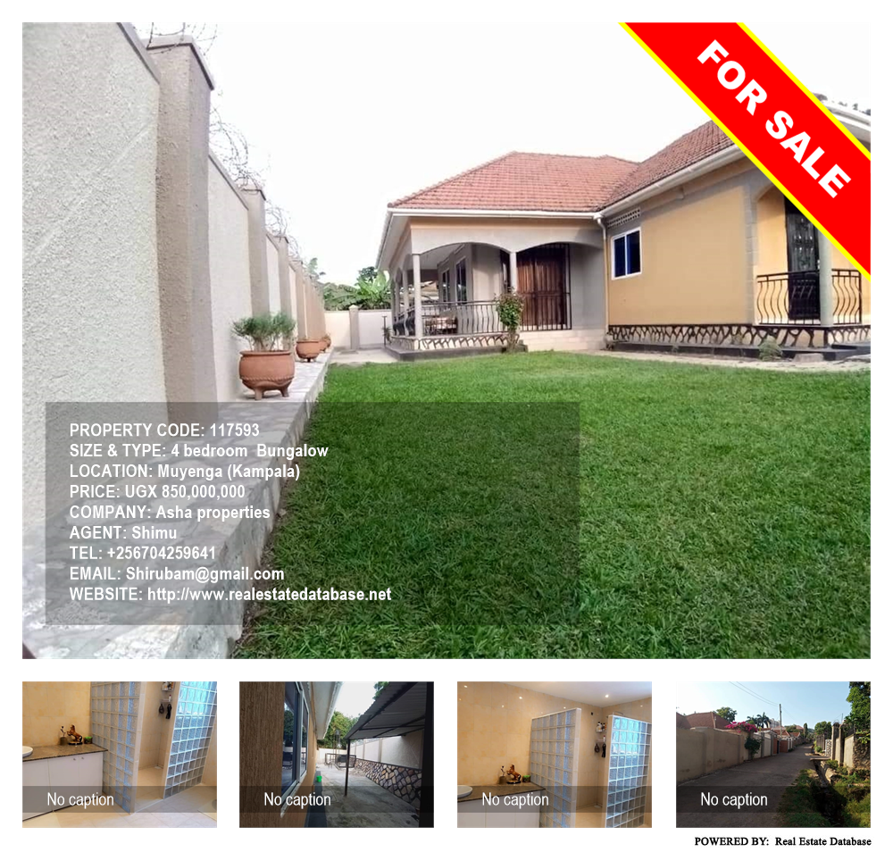 4 bedroom Bungalow  for sale in Muyenga Kampala Uganda, code: 117593