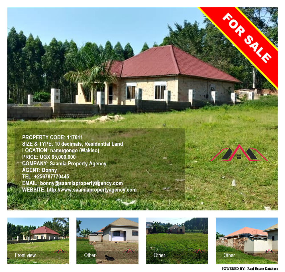 Residential Land  for sale in Namugongo Wakiso Uganda, code: 117611