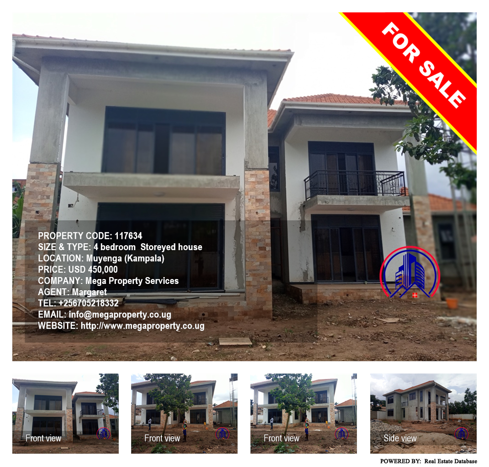 4 bedroom Storeyed house  for sale in Muyenga Kampala Uganda, code: 117634