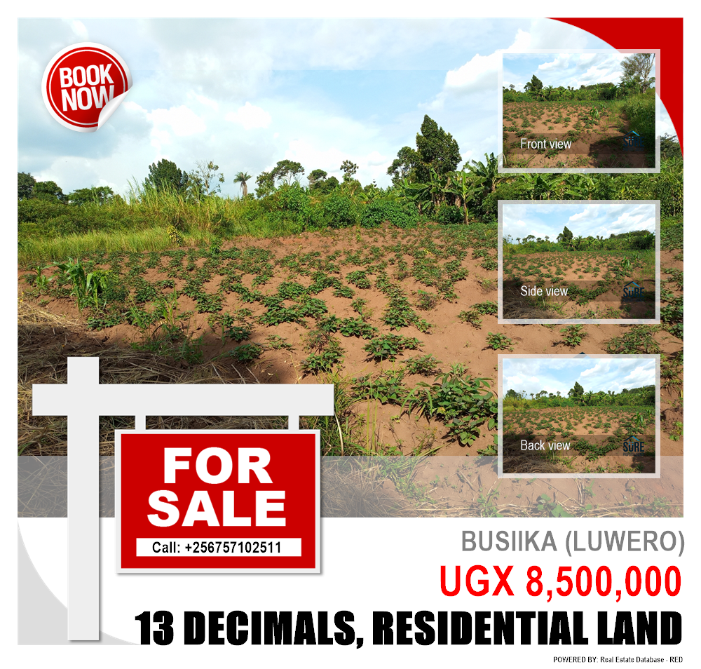 Residential Land  for sale in Busiika Luwero Uganda, code: 117710