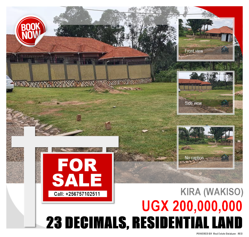 Residential Land  for sale in Kira Wakiso Uganda, code: 117827