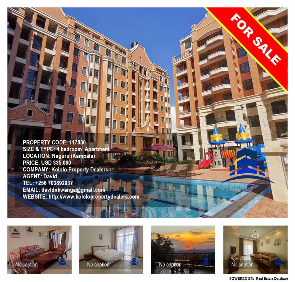 4 bedroom Apartment  for sale in Naguru Kampala Uganda, code: 117830