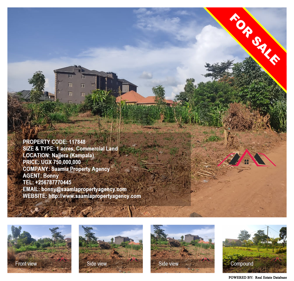 Commercial Land  for sale in Najjera Kampala Uganda, code: 117848