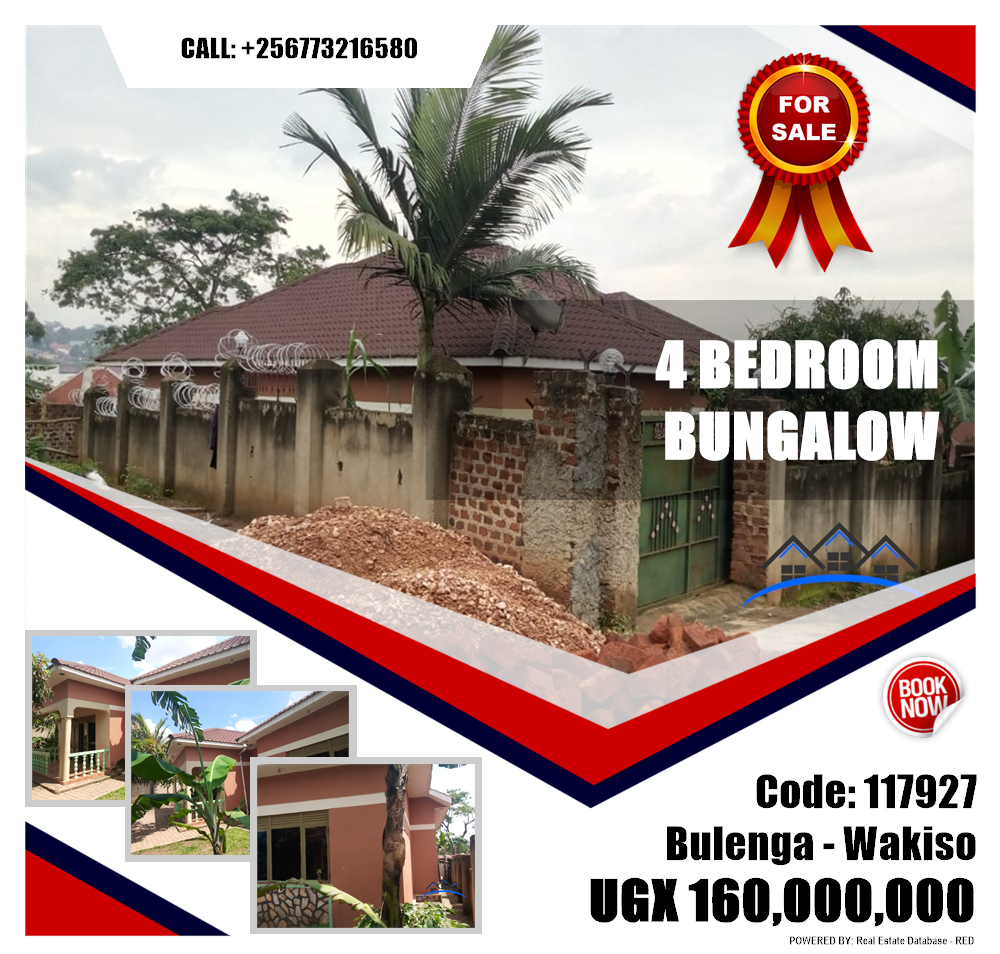 4 bedroom Bungalow  for sale in Bulenga Wakiso Uganda, code: 117927