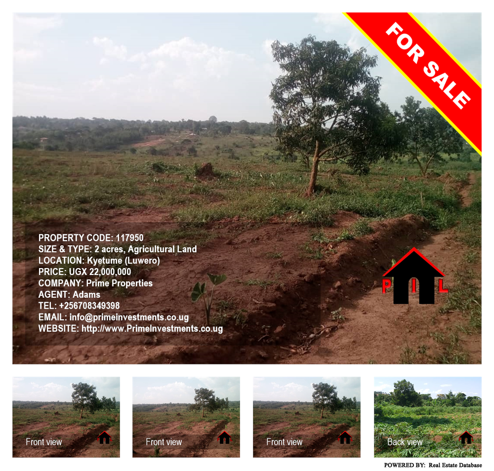 Agricultural Land  for sale in Kyetume Luweero Uganda, code: 117950