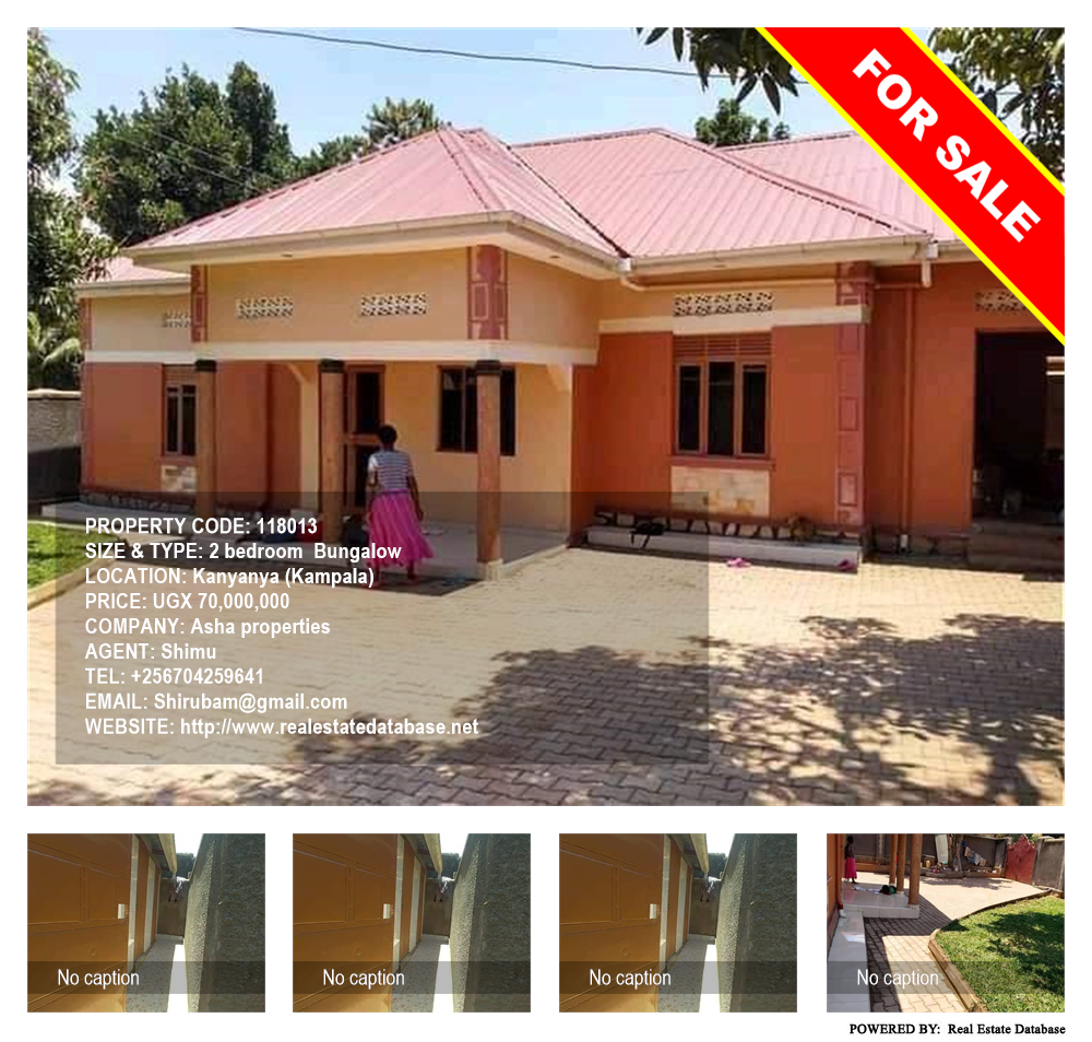 2 bedroom Bungalow  for sale in Kanyanya Kampala Uganda, code: 118013