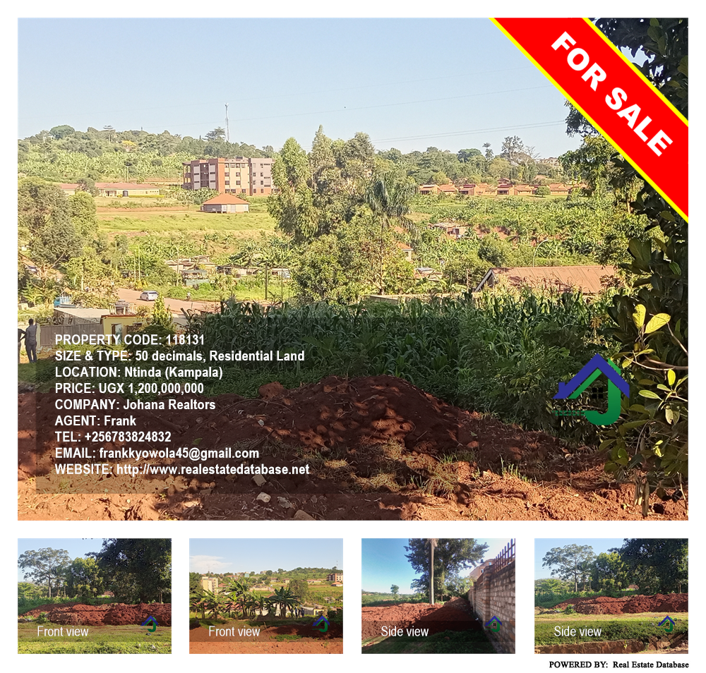 Residential Land  for sale in Ntinda Kampala Uganda, code: 118131