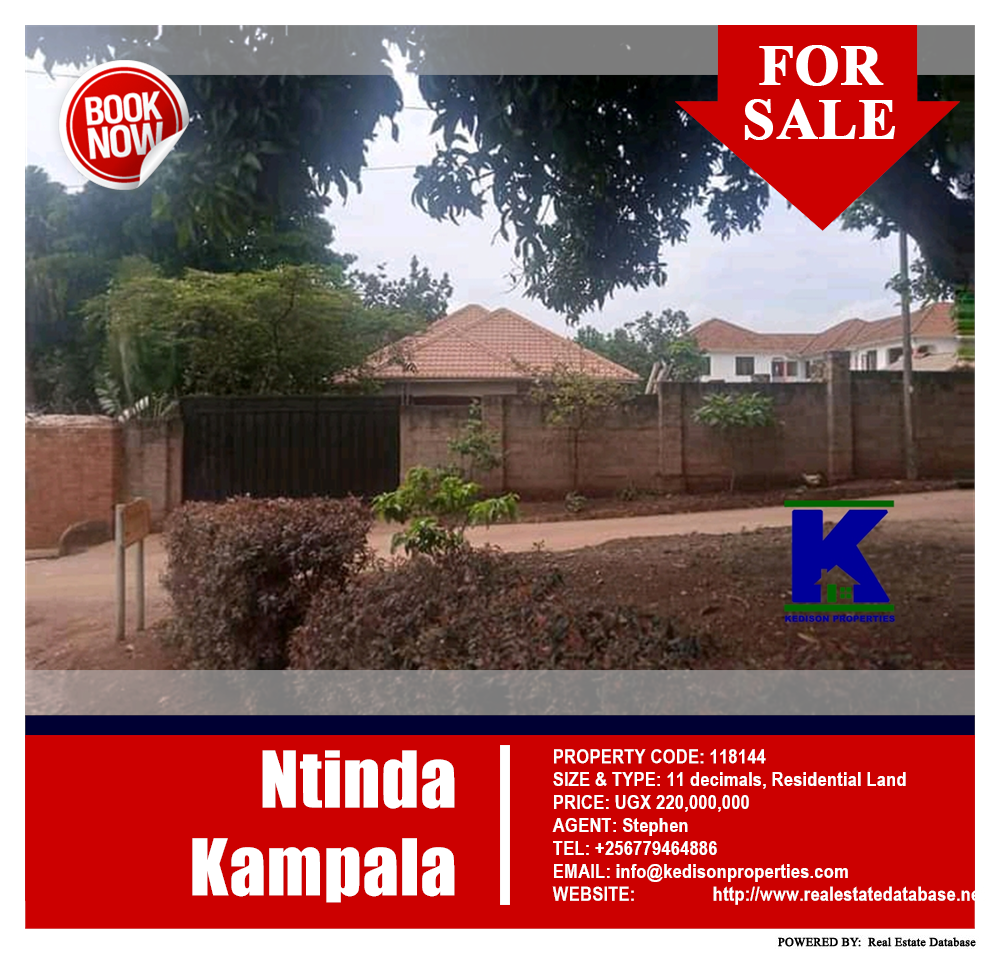 Residential Land  for sale in Ntinda Kampala Uganda, code: 118144