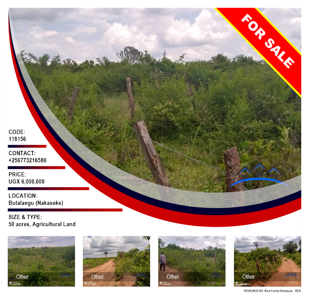 Agricultural Land  for sale in Butalangu Nakaseke Uganda, code: 118156