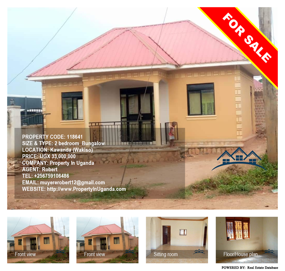 2 bedroom Bungalow  for sale in Kawanda Wakiso Uganda, code: 118641