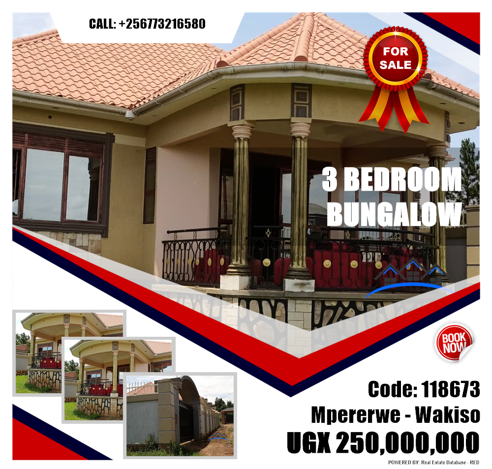 3 bedroom Bungalow  for sale in Mpererwe Wakiso Uganda, code: 118673