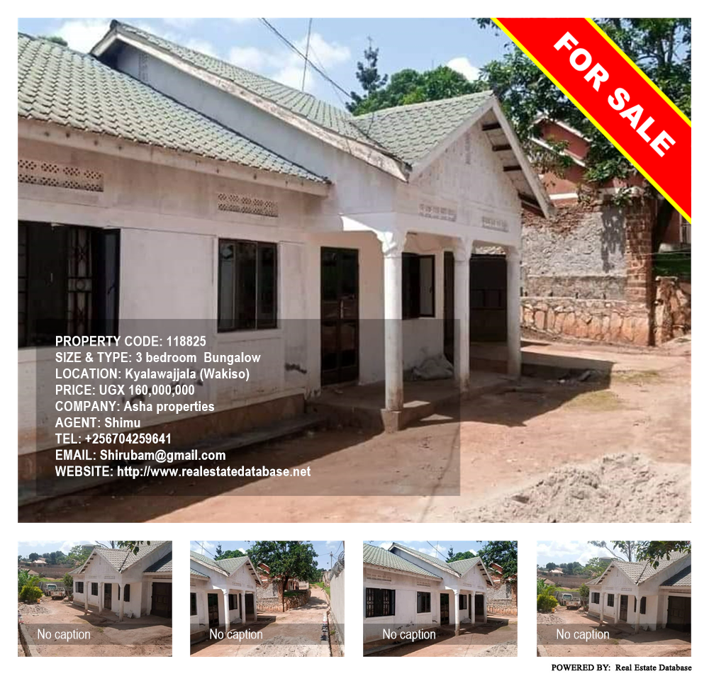 3 bedroom Bungalow  for sale in Kyaliwajjala Wakiso Uganda, code: 118825